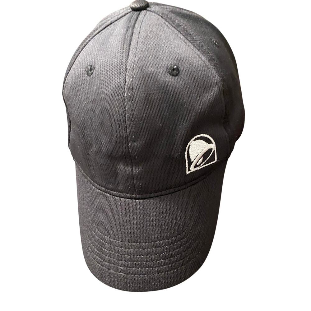 Taco Bell Black Mesh Baseball Cap‎ Snapback 1400 Bell Logo Adjustable Hat